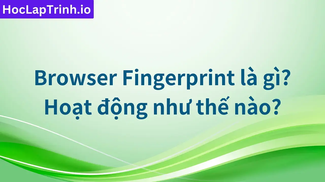 Browser Fingerprint là gì? Hoạt động như thế nào?